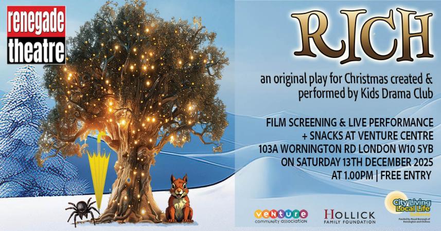 Kid Drama Club flyer for Rich